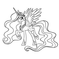 My Little Pony (Cartoons and Animated Shows) coloring page #183323 to print and color