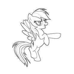 My Little Pony (Cartoons and Animated Shows) coloring page #183351 to print and color
