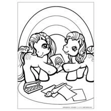 My Little Pony (Cartoons and Animated Shows) coloring page #42015 to print and color