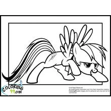 My Little Pony (Cartoons and Animated Shows) coloring page #42027 to print and color
