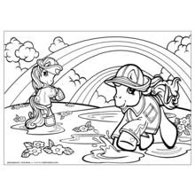 My Little Pony (Cartoons and Animated Shows) coloring page #42117 to print and color
