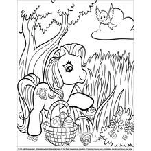 My Little Pony (Cartoons and Animated Shows) coloring page #42159 to print and color