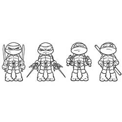 Coloring pages: Ninja Turtle - Free Printable Coloring Pages