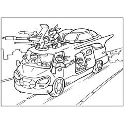 Ninja Turtle (Cartoons and Animated Shows) coloring page #183792 to print and color