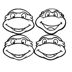 Ninja Turtle (Cartoons and Animated Shows) coloring page #183800 to print and color