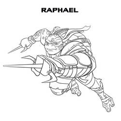 Ninja Turtle (Cartoons and Animated Shows) coloring page #183803 to print and color
