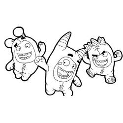 Coloring pages: Oddbods - Free Printable Coloring Pages