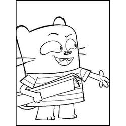 Coloring pages: Ollie and Moon - Free Printable Coloring Pages