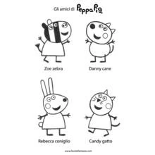 Peppa Pig (Cartoons and Animated Shows) coloring page #43951 to print and color