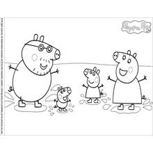 Peppa Pig (Cartoons and Animated Shows) coloring page #44021 to print and color