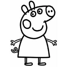 Peppa Pig (Cartoons and Animated Shows) coloring page #44038 to print and color