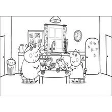 Peppa Pig (Cartoons and Animated Shows) coloring page #44063 to print and color