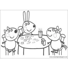 Peppa Pig (Cartoons and Animated Shows) coloring page #44068 to print and color