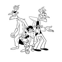 Coloring pages: Phineas and Ferb - Free Printable Coloring Pages