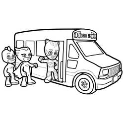 Coloring pages: PJ Masks - Free Printable Coloring Pages