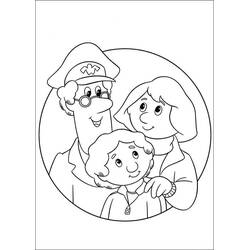 Postman Pat (Cartoons and Animated Shows) coloring page #206769 to print and color