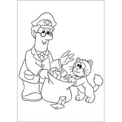 Postman Pat (Cartoons and Animated Shows) coloring page #206771 to print and color
