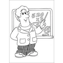 Postman Pat (Cartoons and Animated Shows) coloring page #49515 to print and color