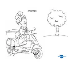 Postman Pat (Cartoons and Animated Shows) coloring page #49544 to print and color