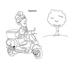 Postman Pat (Cartoons and Animated Shows) coloring page #49552 to print and color