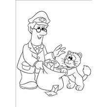 Postman Pat (Cartoons and Animated Shows) coloring page #49592 to print and color