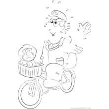 Postman Pat (Cartoons and Animated Shows) coloring page #49654 to print and color