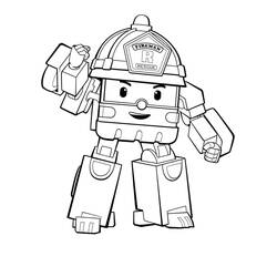 Coloring pages: Robocar Poli - Free Printable Coloring Pages