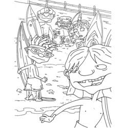 Coloring page: Rocket Power (Cartoons and Animated Shows) #52256 - Free Printable Coloring Pages