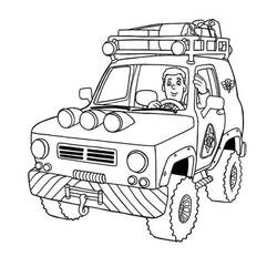 Sam the Fireman (Cartoons and Animated Shows) coloring page #177799 to print and color