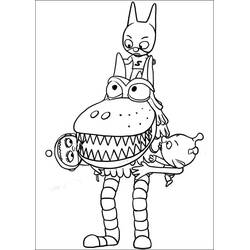 Coloring page: SamSam (Cartoons and Animated Shows) #183499 - Free Printable Coloring Pages