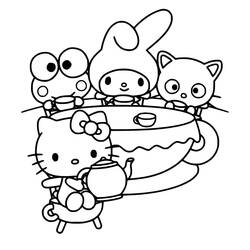 Coloring pages: Sanrio - Free Printable Coloring Pages