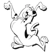Scooby doo (Cartoons and Animated Shows) coloring page #31381 to print and color