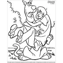 Scooby doo (Cartoons and Animated Shows) coloring page #31417 to print and color