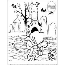 Scooby doo (Cartoons and Animated Shows) coloring page #31459 to print and color