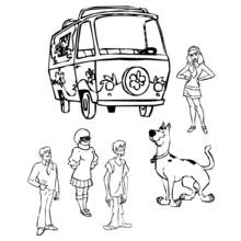 Scooby doo (Cartoons and Animated Shows) coloring page #31460 to print and color