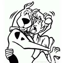 Scooby doo (Cartoons and Animated Shows) coloring page #31486 to print and color