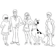 Scooby doo (Cartoons and Animated Shows) coloring page #31505 to print and color