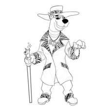 Scooby doo (Cartoons and Animated Shows) coloring page #31510 to print and color