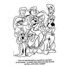 Scooby doo (Cartoons and Animated Shows) coloring page #31527 to print and color