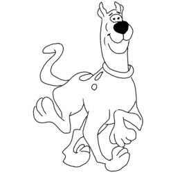 Scooby doo (Cartoons and Animated Shows) coloring page #31532 to print and color