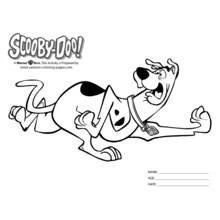 Scooby doo (Cartoons and Animated Shows) coloring page #31582 to print and color