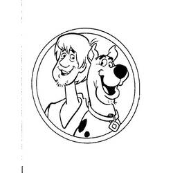 Scooby doo (Cartoons and Animated Shows) coloring page #31612 to print and color
