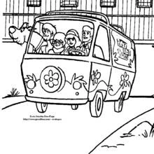 Scooby doo (Cartoons and Animated Shows) coloring page #31620 to print and color