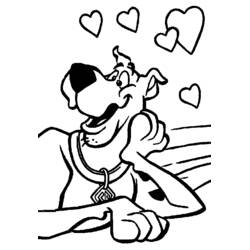 Scooby doo (Cartoons and Animated Shows) coloring page #31666 to print and color