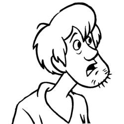 Scooby doo (Cartoons and Animated Shows) coloring page #31724 to print and color