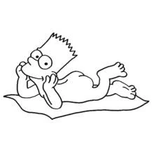 Simpsons (Cartoons and Animated Shows) coloring page #23808 to print and color