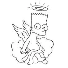 Simpsons (Cartoons and Animated Shows) coloring page #23827 to print and color