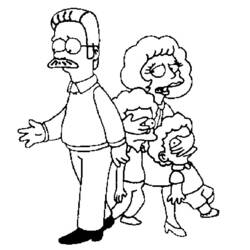 Simpsons (Cartoons and Animated Shows) coloring page #23856 to print and color