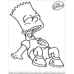 Simpsons (Cartoons and Animated Shows) coloring page #23860 to print and color