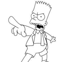 Simpsons (Cartoons and Animated Shows) coloring page #23954 to print and color
